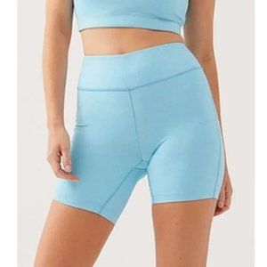 OUTDOOR VOICES Techsweat Move Free 6" Shorts size XXSmall XXS Larimar bike short